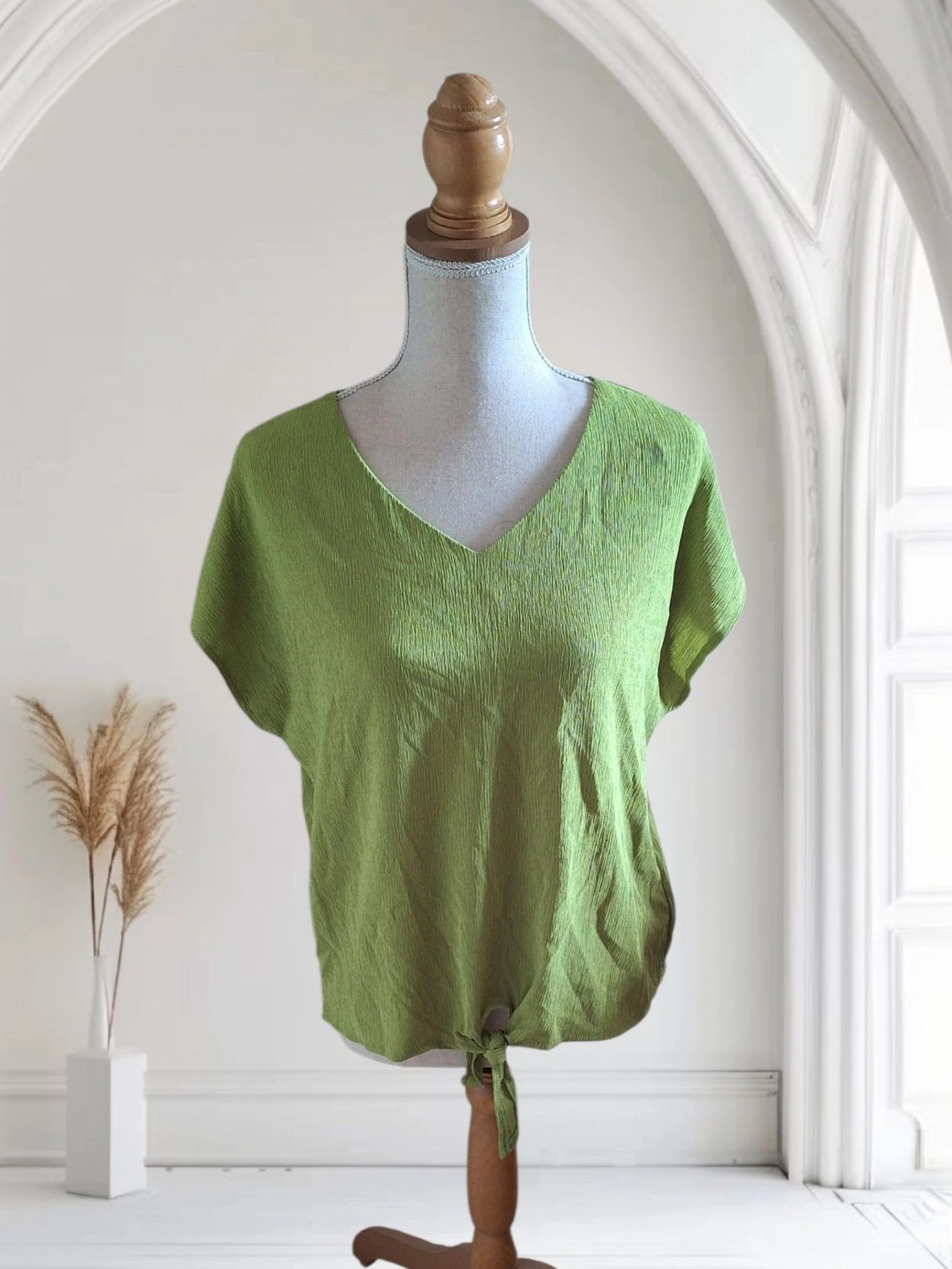 Tee-shirt femme manches courtes vert 💚